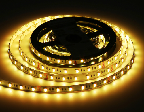 Светодиодная лента 24В 5050 60Led 10Вт/м Цветная RGB+W 3000K IP20 5м фото 5