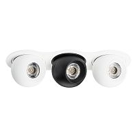 i636647464 Светильник INTERO LED 9W*3 850LM*3 24G БЕЛЫЙ/ЧЕРНЫЙ 4000K (217636+217064+217074+217064)