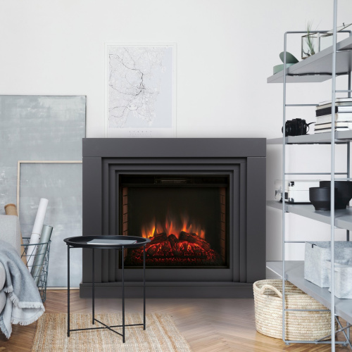 Каминокомплект STANLEY/НЕО Графит с очагом Электроочаг EPSILON 26 фото 4