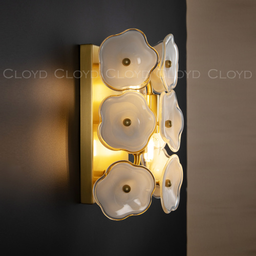 Бра Cloyd EFIOPIA W2 / выс. 28 см - латунь (арт.20393) фото 5 Бра Cloyd EFIOPIA W2 / выс. 28 см - латунь (арт.20393) фото 5