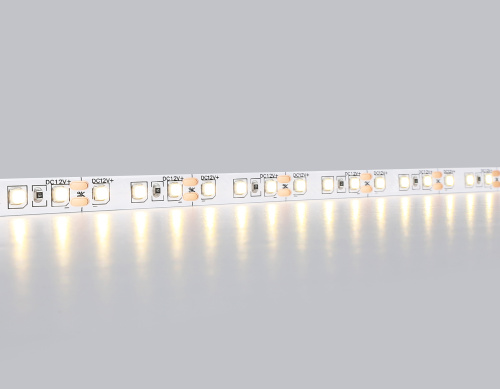 Светодиодная лента 12В 2835 120Led 9.6Вт/м 3000K IP20 5м фото 2