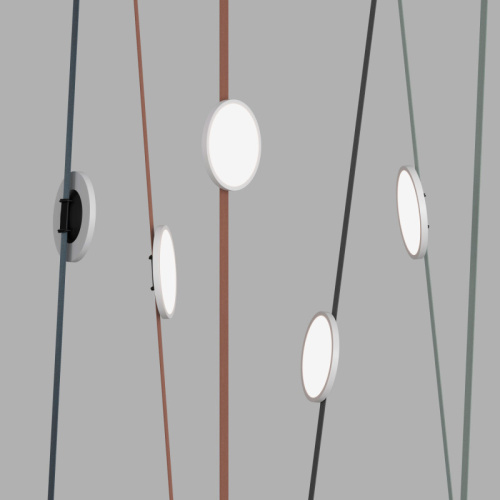 DK5566-WH+BK Cветильник для трека-ремня Belty, серия Flow, со светодиодом, D168*H29.5мм, 48V DC, 10W, RA90, 120°, 4000K, IP20, белый с черным, алюминий фото 4