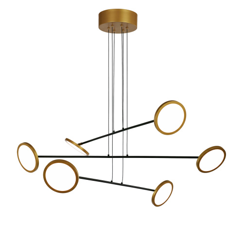 Люстра MD19001002-6A black/gold Люстра MD19001002-6A black/gold