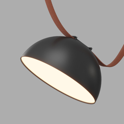 DK5561-BK Cветильник для трека-ремня Belty, серия Flow со светодиодом, D220*H117мм, 48V DC, 24W, RA90, 120°, 3000K, IP20, черный, алюминий фото 3