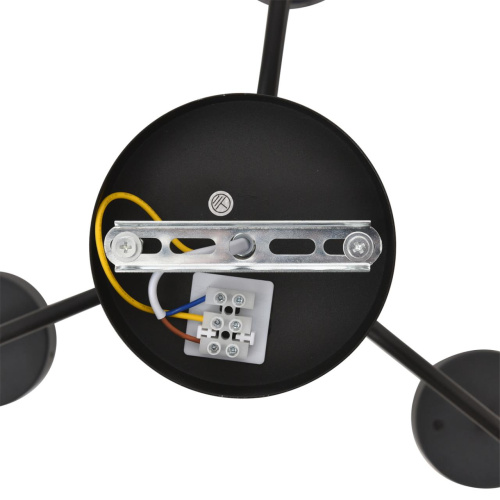 8349/6C COMFI LN26 232 черный/прозрачный, металл/стекло Светильник потолочный LED GX53 6*7W 220V NATALINA фото 5 8349/6C COMFI LN26 232 черный/прозрачный, металл/стекло Светильник потолочный LED GX53 6*7W 220V NATALINA фото 5