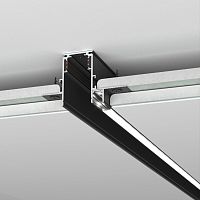Slim Magnetic Шинопровод встраиваемый с местом под светодиодную ленту чёрный (2м) 85132/00 85132/00