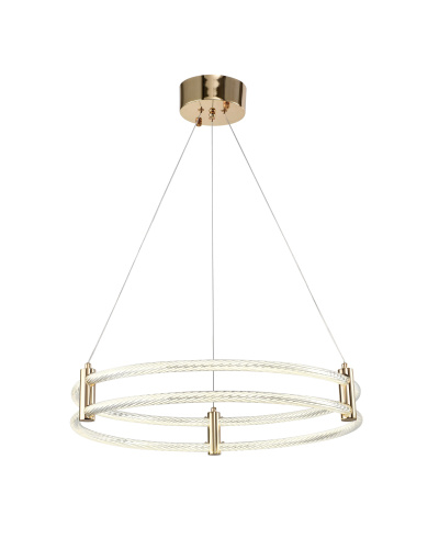 Подвесной светильник золото LED 116Вт D60см Zortes RINGER ZRS.57792.116 фото 4