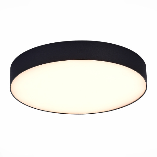 ST606.432.48 Светильник потолочный Черный LED 1*48W 3000K 4 320Lm Ra>85 120° IP20 D400xH55 185-265V Накладные светильники фото 3 ST606.432.48 Светильник потолочный Черный LED 1*48W 3000K 4 320Lm Ra>85 120° IP20 D400xH55 185-265V Накладные светильники фото 3