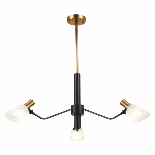 SLE205403-03 Светильник подвесной Черный, Латунь/Белый E14 3*60W LITA фото 4