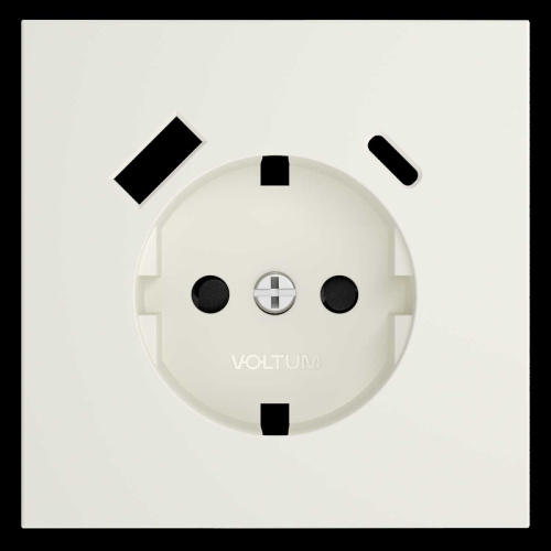 Накладка для розетки с заземлением и защитными шторками, с USB A+C, S70 (хлопок) Voltum VLS001013 фото 6 Накладка для розетки с заземлением и защитными шторками, с USB A+C, S70 (хлопок) Voltum VLS001013 фото 6