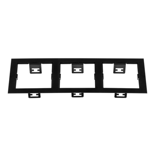214537 Рамка DOMINO Triple QUADRO MR16 ЧЕРНЫЙ 214537 Рамка DOMINO Triple QUADRO MR16 ЧЕРНЫЙ