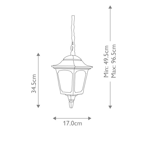 Подвесной фонарь Elstead, Арт. CPM9-BLACK фото 2 Подвесной фонарь Elstead, Арт. CPM9-BLACK фото 2
