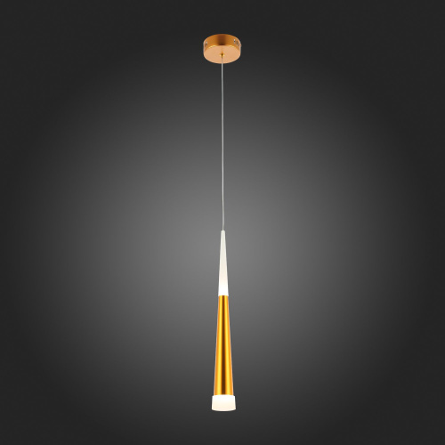 SLE200103-01 Светильник подвесной Золотистый/Золотистый, Белый LED 1*7W 3000K ORPELO фото 9