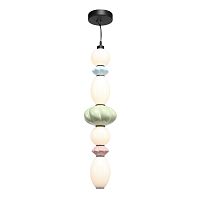 SL6134.453.01 Светильник подвесной ST-Luce черный/зеленый, розовый, синий, опаловый LED 1*32W 3000K FLORENTINI