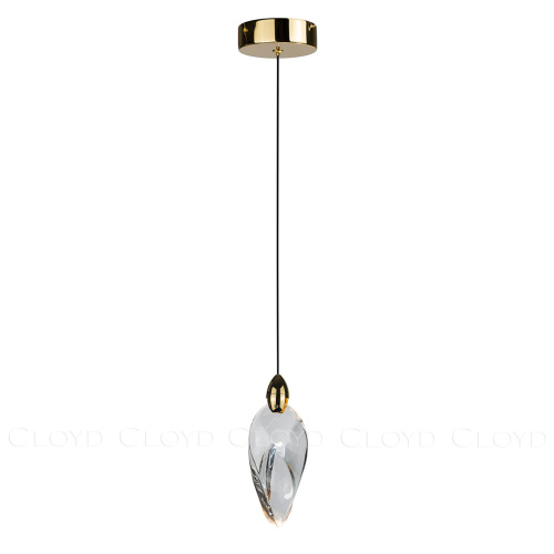 Подвесной светильник Cloyd GLOCK-A P1 / Ø8 см - золото (арт.12604) Подвесной светильник Cloyd GLOCK-A P1 / Ø8 см - золото (арт.12604)