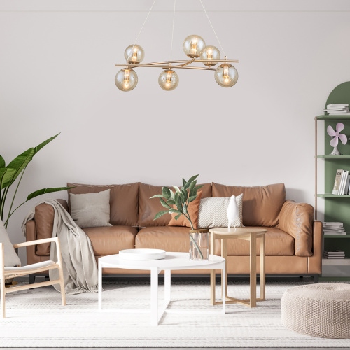 Подвесной светильник Escada 1119/6S E14*40W Gold фото 5