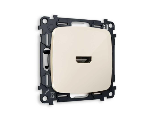 Комплект механизма розетки HDMI 2.0 AMBRELLA VOLT OMEGA Бежевый глянец 40V/500mA 2.0GHz 5-18Gbit/s QUANT (OP3140, VM222) MO314010 Комплект механизма розетки HDMI 2.0 AMBRELLA VOLT OMEGA Бежевый глянец 40V/500mA 2.0GHz 5-18Gbit/s QUANT (OP3140, VM222) MO314010