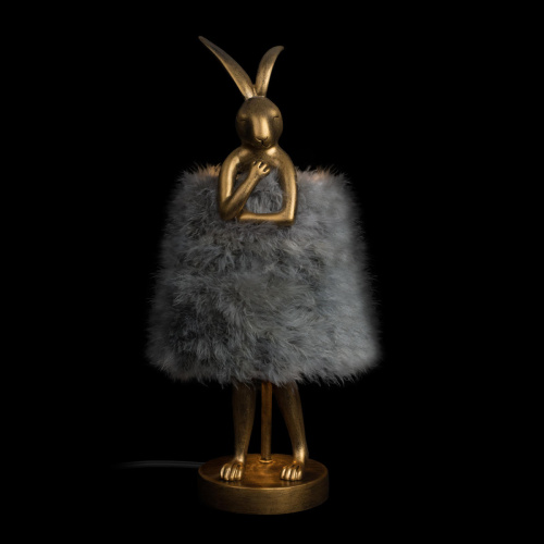 10315/A Grey fluff Настольная лампа LOFT IT Lapine фото 2