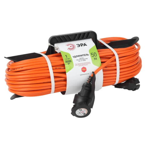 Удлинитель силовой ЭРА UPx-1-2x0.75-50m-IP44 Б0046814 Удлинитель силовой ЭРА UPx-1-2x0.75-50m-IP44 Б0046814