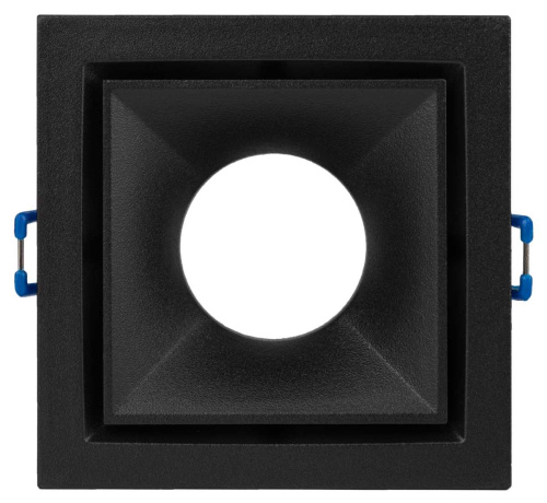 Светильник встраиваемый алюминиевый ЭРА KL101 BK под лампу MR16 GU5.3 черный Б0055587 фото 4