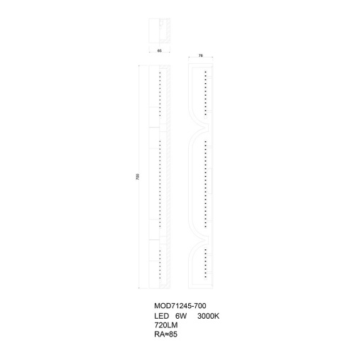 Бра Magnifico FL1195-7W фото 7