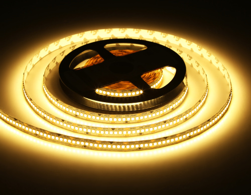 Светодиодная лента 24В 2835 240Led 22Вт/м 3000K IP20 5м фото 8