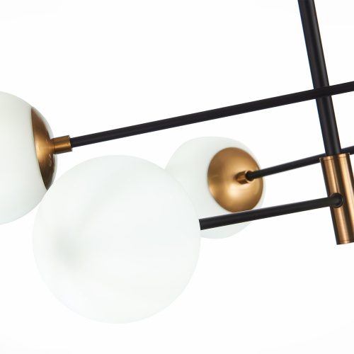 SL1203.402.06 Люстра потолочная ST-Luce Бронза,Черный/Белый E27 6*40W LIMANO фото 12