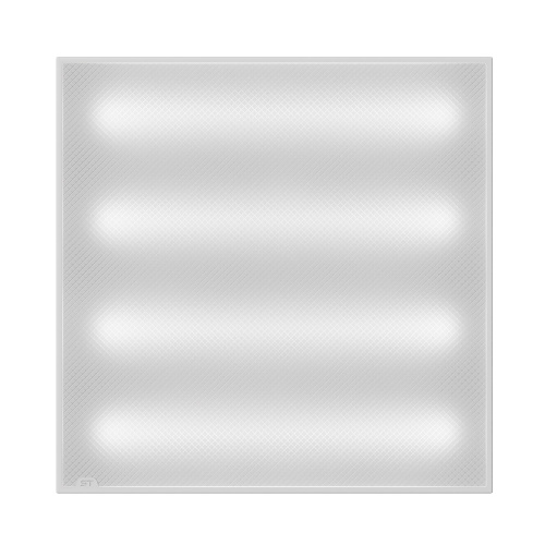 STP-A-1001-P-36-4K-40 Св-к ДВО ST Luce STANDART IP40 595*595*40мм 36Вт 4200лм 4000К призма(Армстронг Коммерческое освещение фото 2