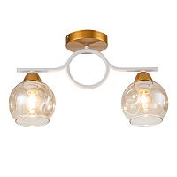Потолочный светильник Escada 1100/2P E27*60W Gold/White