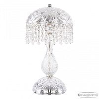 Настольная лампа хрустальная 14781L1/22 Ni R Bohemia Ivele Crystal (Богемия Ивеле Кристалл)