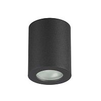 3572/1C HIGHTECH ODL18 327 черный Потолочный накладной светильник IP44 GU10 1*50W 220V AQUANA