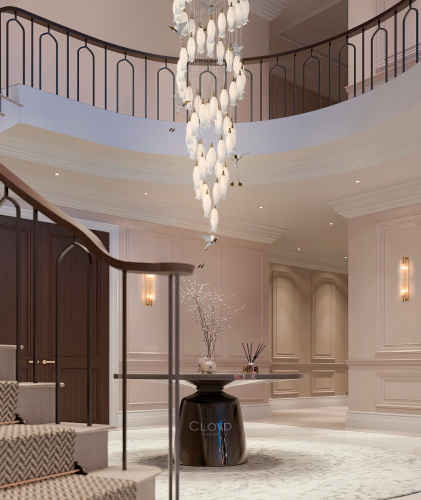 Люстра Cloyd ARGANA C60 / выс. 293 см - керамика - E14 - белый (арт.11240) фото 4 Люстра Cloyd ARGANA C60 / выс. 293 см - керамика - E14 - белый (арт.11240) фото 4