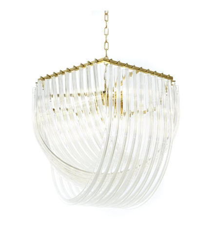 Хрустальная подвесная люстра Lumina Deco Weddini LDP 6001-600 GD+CL фото 4 Хрустальная подвесная люстра Lumina Deco Weddini LDP 6001-600 GD+CL фото 4
