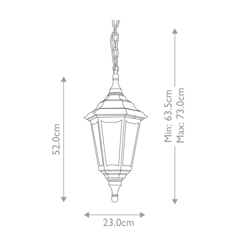 Подвесной фонарь Elstead Exterior, Арт. KINSALE-CHAIN фото 2