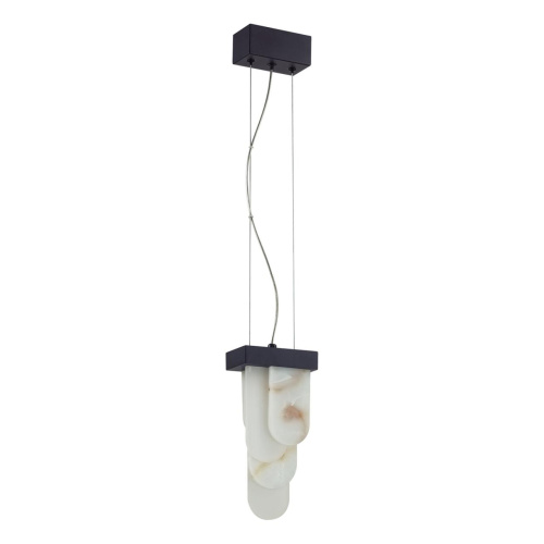 5438/12L HIGHTECH ODL_EX25 081 черный/металл/ смола под алебастр /акрил Подвес LED 12W 3000K 1489Лм FOROS 5438/12L HIGHTECH ODL_EX25 081 черный/металл/ смола под алебастр /акрил Подвес LED 12W 3000K 1489Лм FOROS