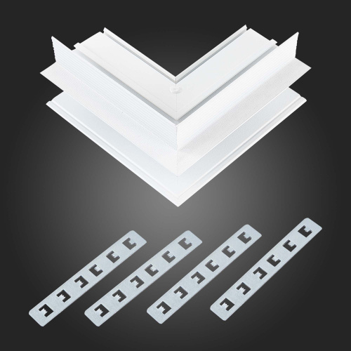 ST007.559.12 Внешний угол-соединитель для встраиваемого магнитного шинопровода под ГКЛ 12мм ST-Luce SKYLINE 48 фото 3