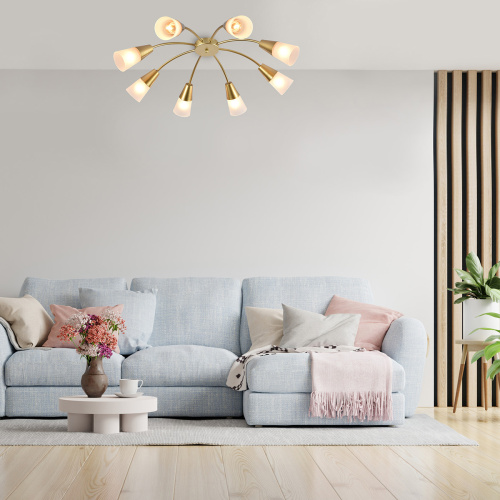 Потолочный светильник Escada 1100/8P Е14*40W Gold фото 3 Потолочный светильник Escada 1100/8P Е14*40W Gold фото 3