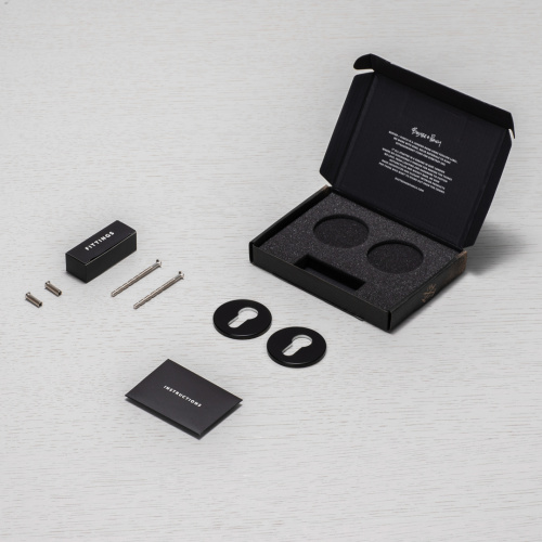 Накладка на замочную скважину Escutcheon Plate Black фото 2