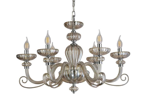 Подвесная люстра Newport 8626/C chrome cognac М0071597 Подвесная люстра Newport 8626/C chrome cognac М0071597