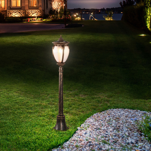 Уличный светильник на столбе Andromeda F черное золото IP44 GLYF-8024F черное золото фото 4