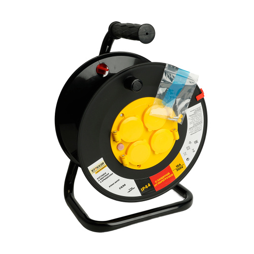 Катушка без провода 4-местная со шторками, с крышками STD44 Катушка без провода 4-местная со шторками, с крышками STD44