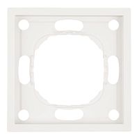 Рамка STEKKER, PFR00-5001-01 1-местная, серия Эмили, белый фарфор, soft touch