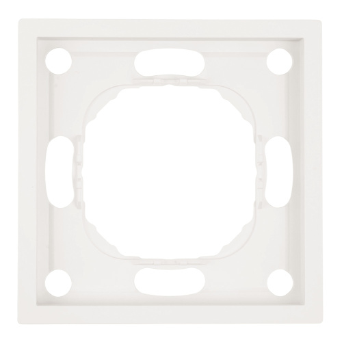 Рамка STEKKER, PFR00-5001-01 1-местная, серия Эмили, белый фарфор, soft touch
