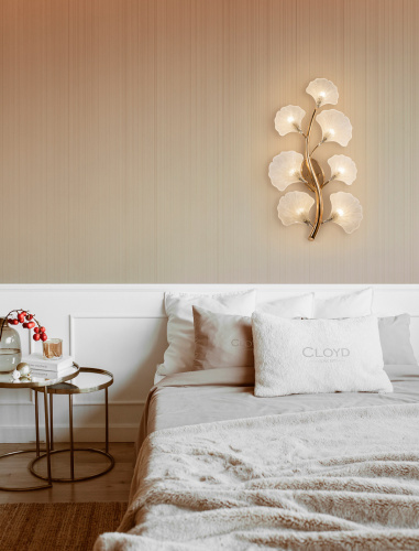 Бра Cloyd POLYNESIA W7 / выс. 77 см - прозрачн.стекло - золото (арт.20111) Бра Cloyd POLYNESIA W7 / выс. 77 см - прозрачн.стекло - золото (арт.20111)