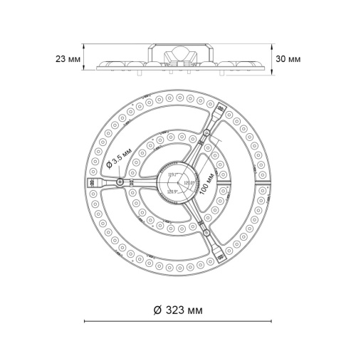 357772 POLO NT23 Модуль LED 72Вт c ДУ 2.4G /SMART 3000-6500K D323 IP20 фото 2 357772 POLO NT23 Модуль LED 72Вт c ДУ 2.4G /SMART 3000-6500K D323 IP20 фото 2