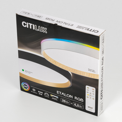 Citilux ETALON CL750321R LED RGB Светильник с пультом Чёрный+Золото фото 15 Citilux ETALON CL750321R LED RGB Светильник с пультом Чёрный+Золото фото 15