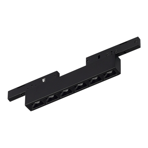 ST666.436.05 Магнитный трековый светильник Черный LED 1*5W 3000K 220Lm Ra>90  IP20 L100xW10xH18 24V SUPER5 фото 3