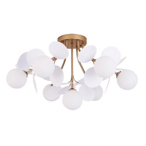 Потолочная люстра Arte Lamp PEACOCK A1369PL-7SG Потолочная люстра Arte Lamp PEACOCK A1369PL-7SG