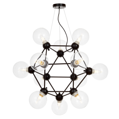 Подвесной светильник Lumina Deco Zodiak LDP 160N-12 BK+PR фото 2