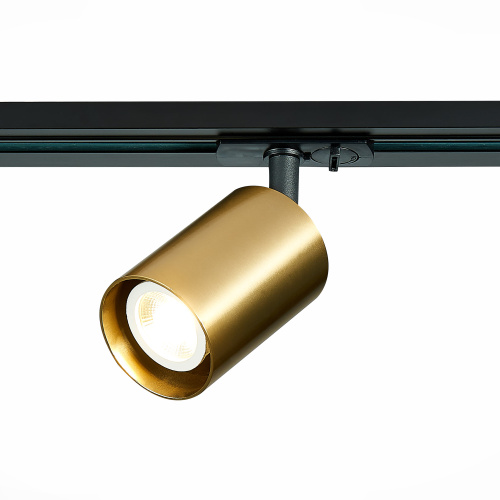 ST302.206.01 Св-к трек. Золотистый GU10 1*50W  IP20 L100xW70xH172 220V Без ламп BASE фото 8